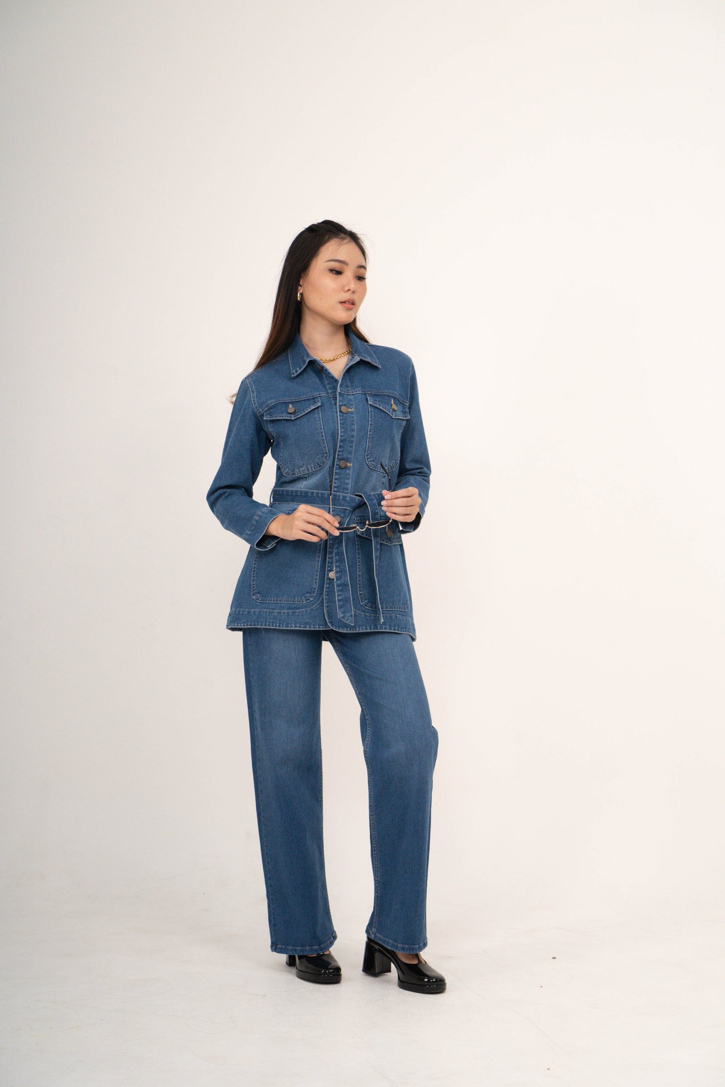CARLA - ENA JACKET/ OUTER LENGAN PANJANG DENIM