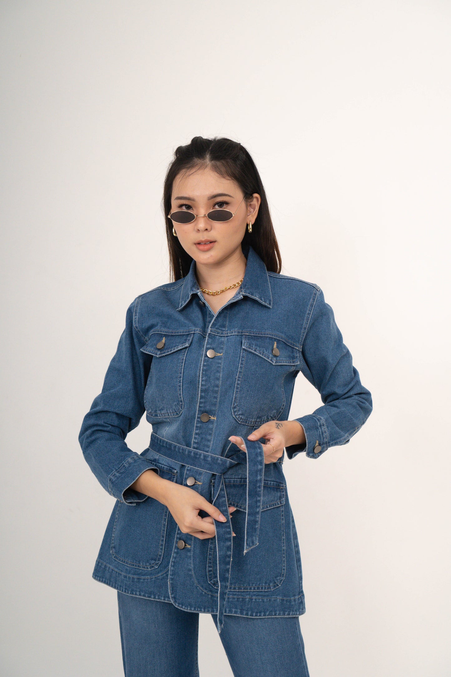 CARLA - ENA JACKET/ OUTER LENGAN PANJANG DENIM