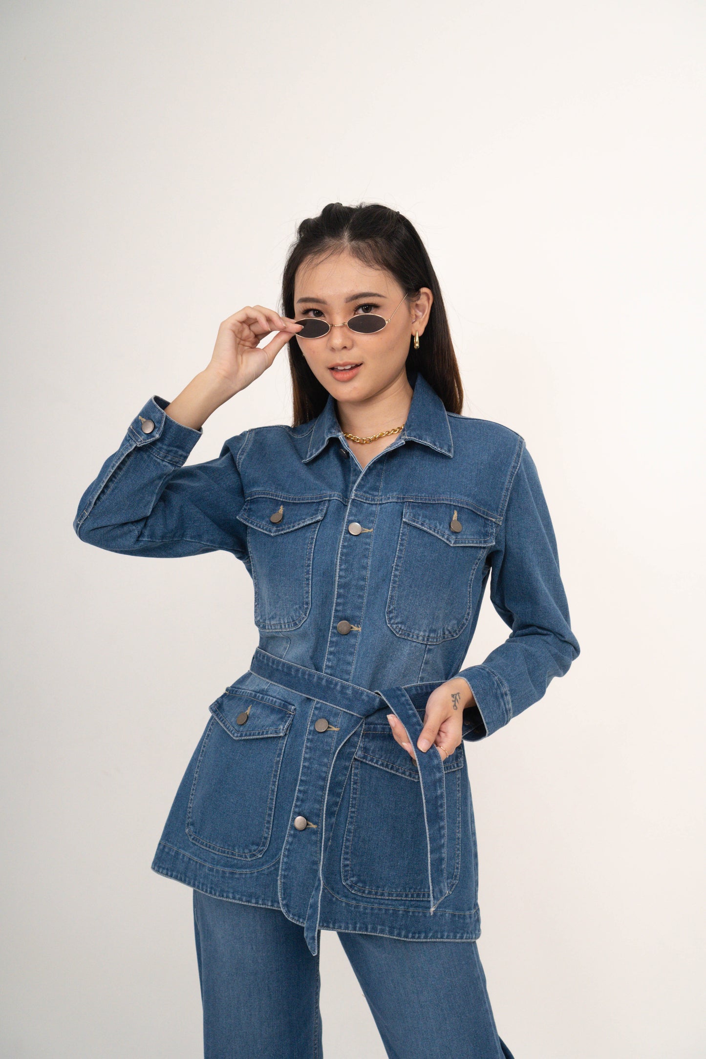 CARLA - ENA JACKET/ OUTER LENGAN PANJANG DENIM