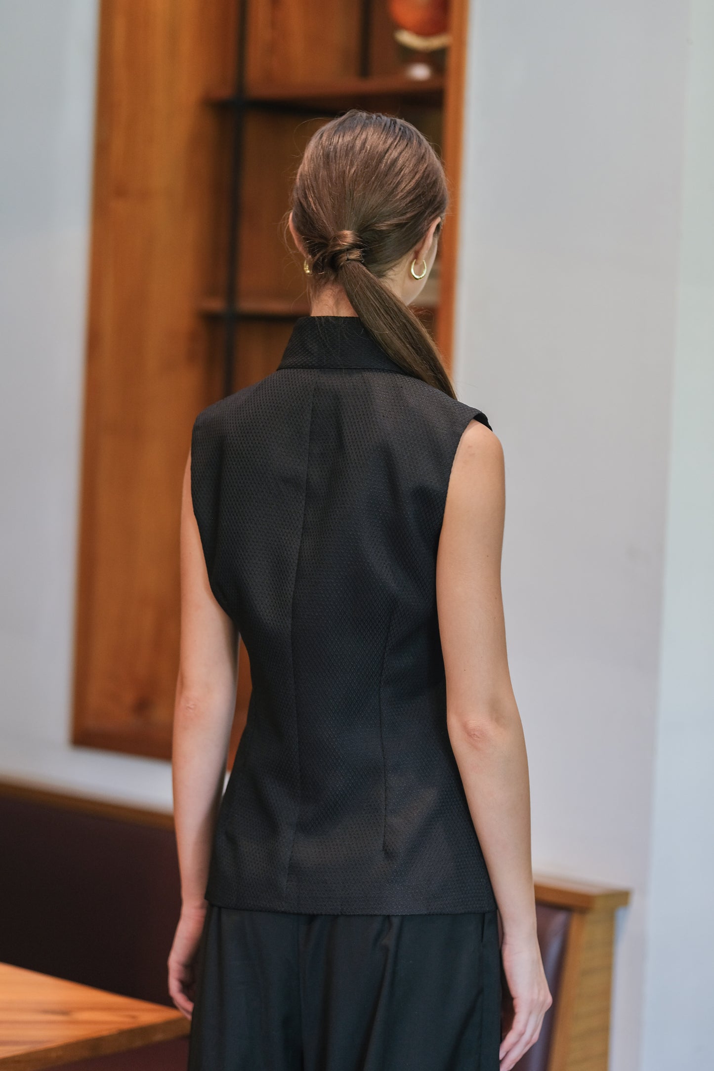CARLA - KAREN SOFT JAQUARD BLOUSE