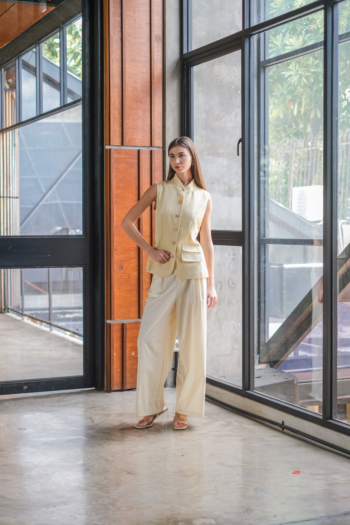 CARLA - KAREN SOFT JAQUARD BLOUSE