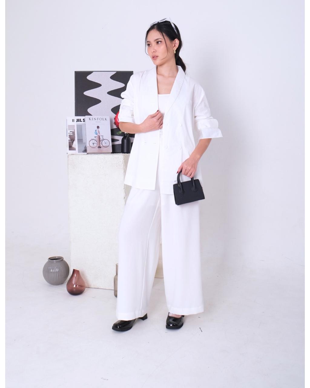 CARLA - GRISELDA BLOUSE / ATASAN LENGAN PANJANG KATUN