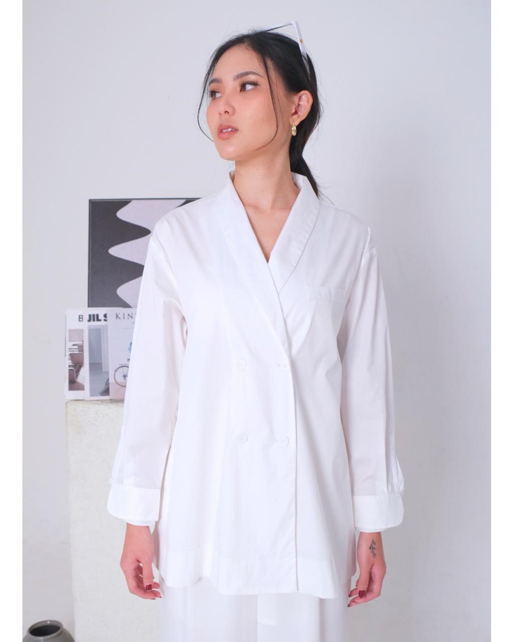 CARLA - GRISELDA BLOUSE / ATASAN LENGAN PANJANG KATUN