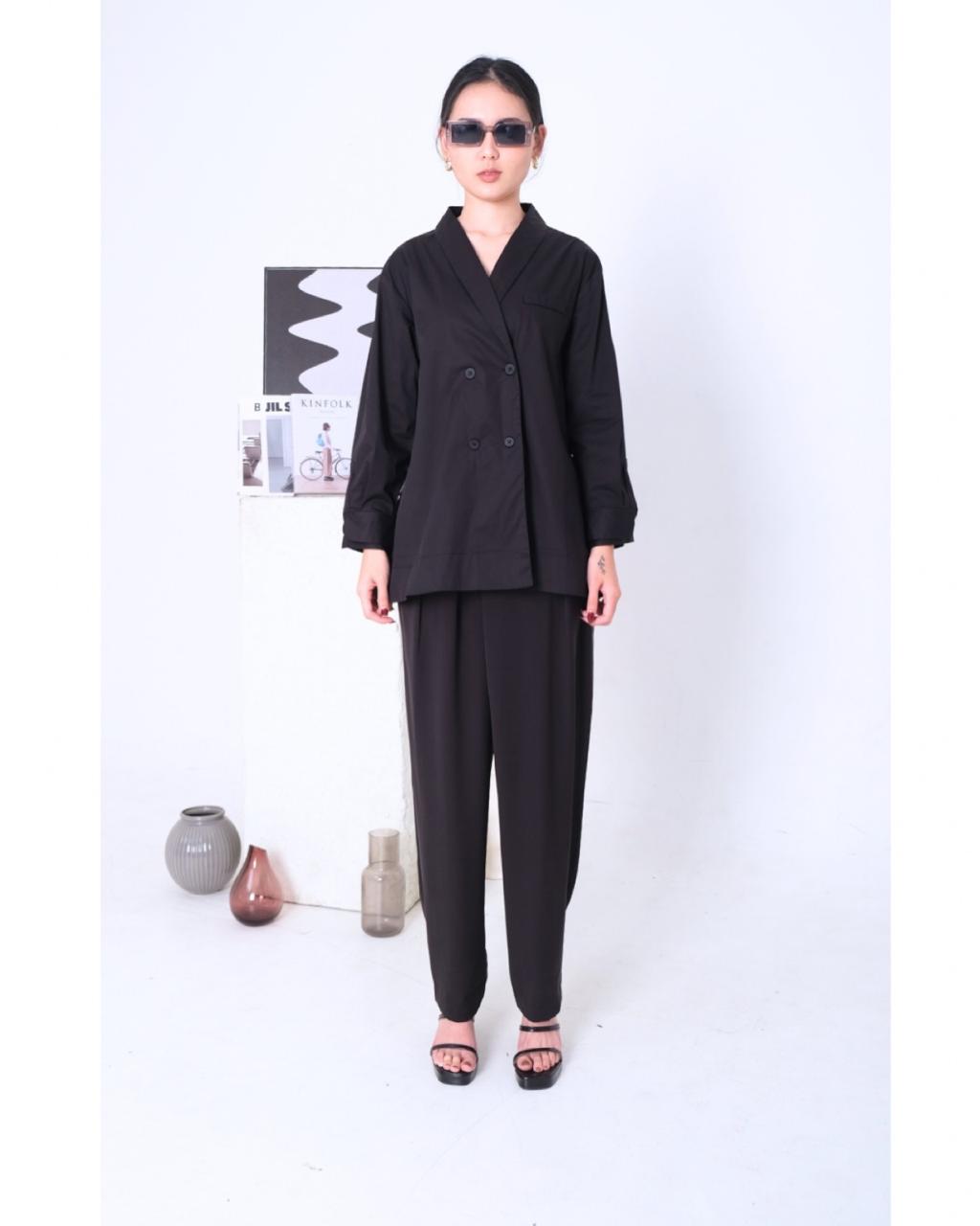 CARLA - GRISELDA BLOUSE / ATASAN LENGAN PANJANG KATUN