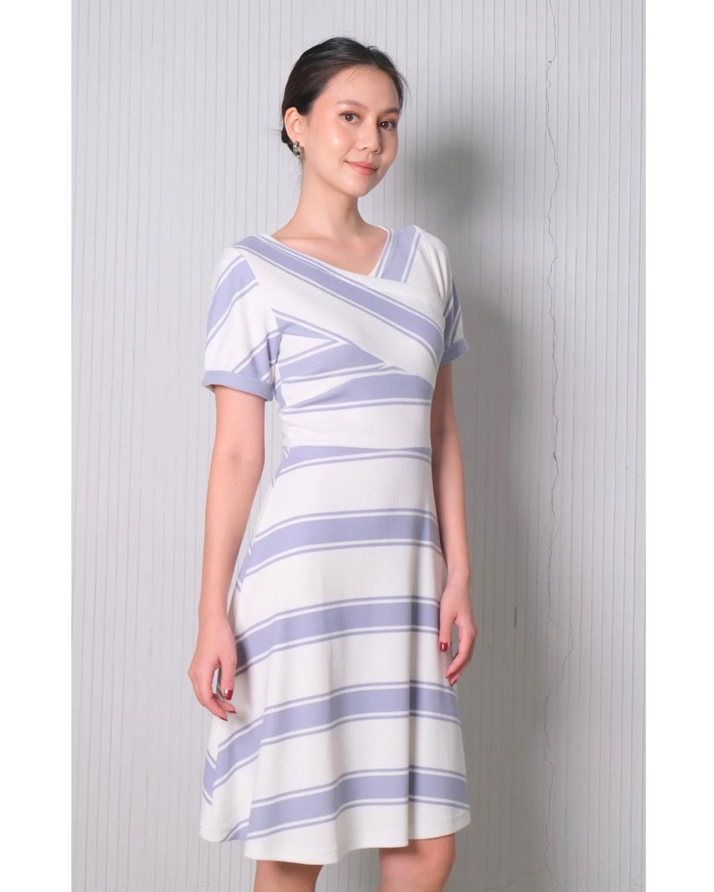 CARLA - ILENA SPANDEX DRESS / DRESS FLARE CASUAL