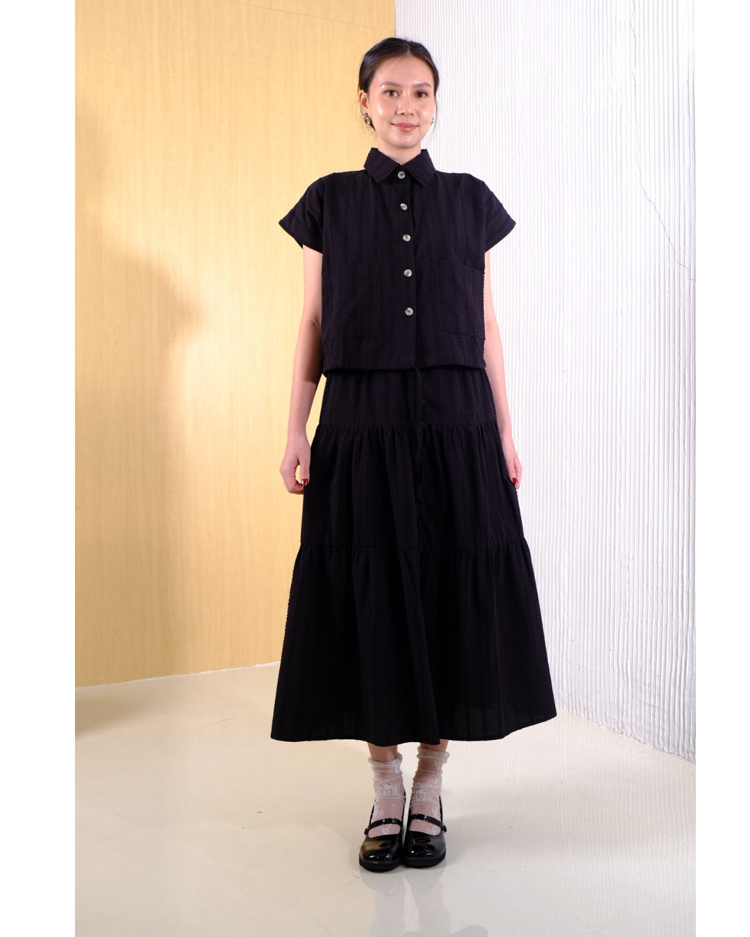 CARLA - IORA COTTON BLOUSE/ ATASAN BATWING WITH POCKET KATUN