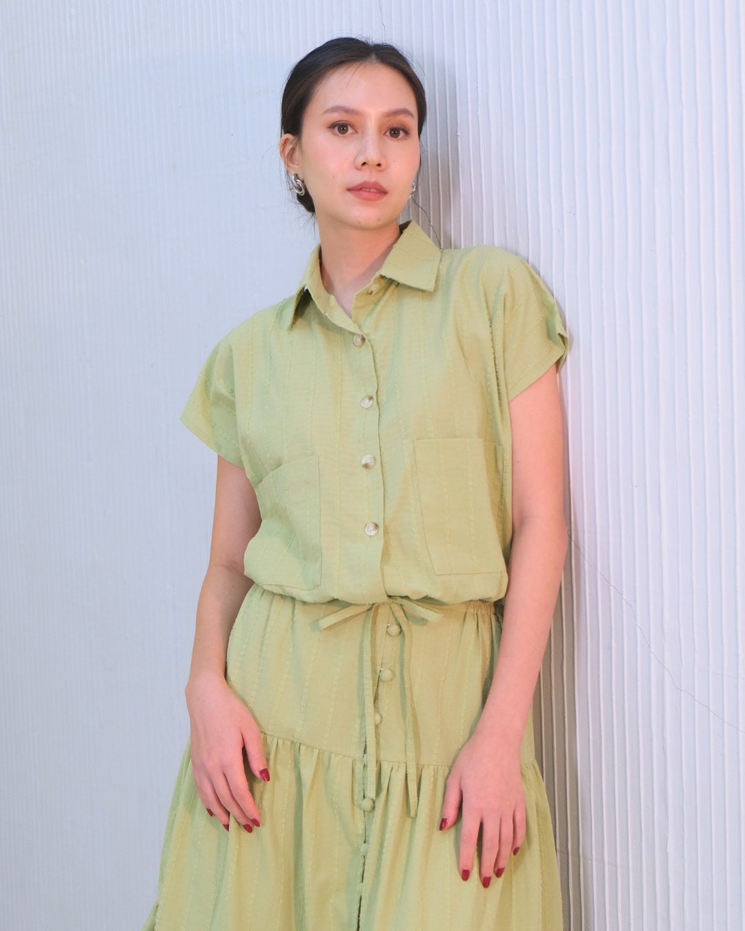 CARLA - IORA COTTON BLOUSE/ ATASAN BATWING WITH POCKET KATUN
