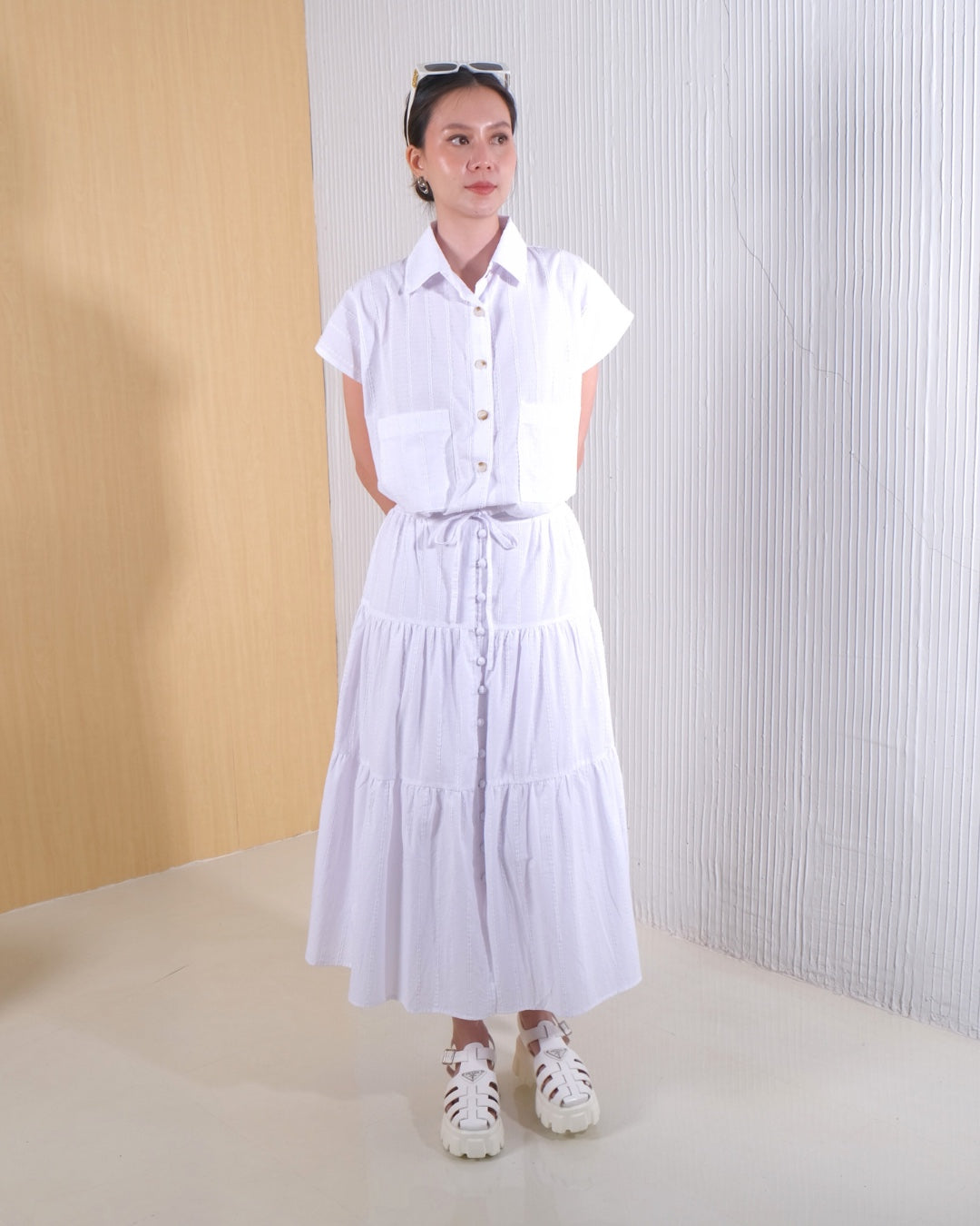 CARLA - IORA COTTON BLOUSE/ ATASAN BATWING WITH POCKET KATUN