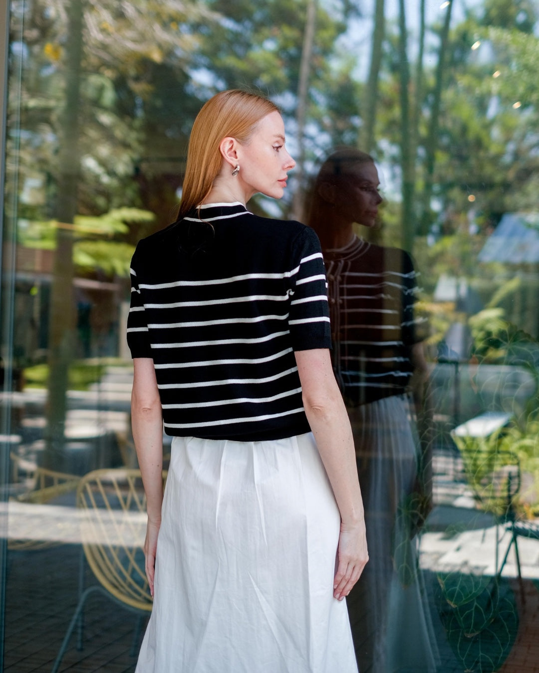 CARLA - IMIRA KNIT CARDIGAN OR BLOUSE/ ATASAN CARDIGAN RAJUT LENGAN PENDEK