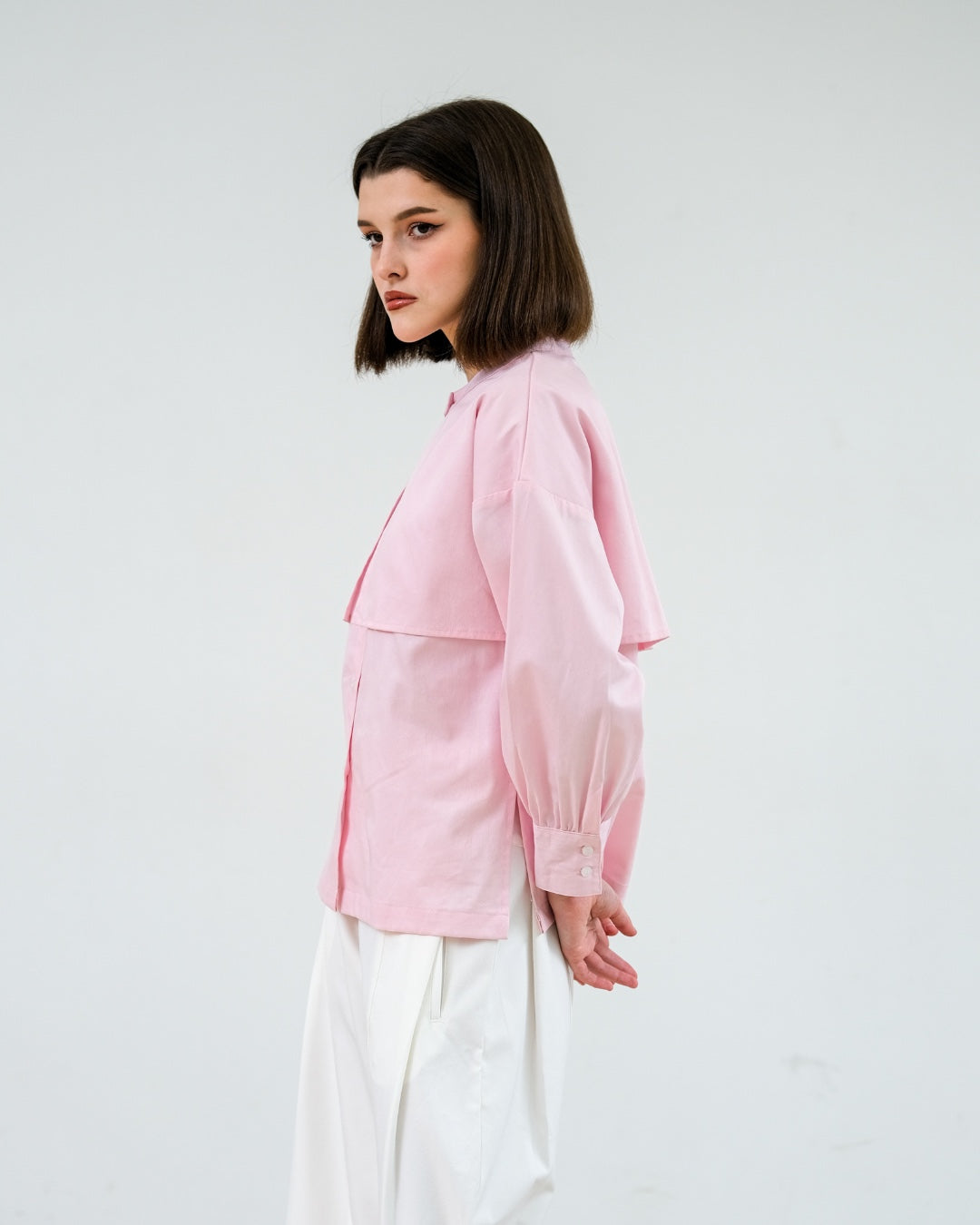 CARLA - JOYCE BLOUSE/ ATASAN LENGAN PANJANG LAYER DEPAN BAHAN TWIIL