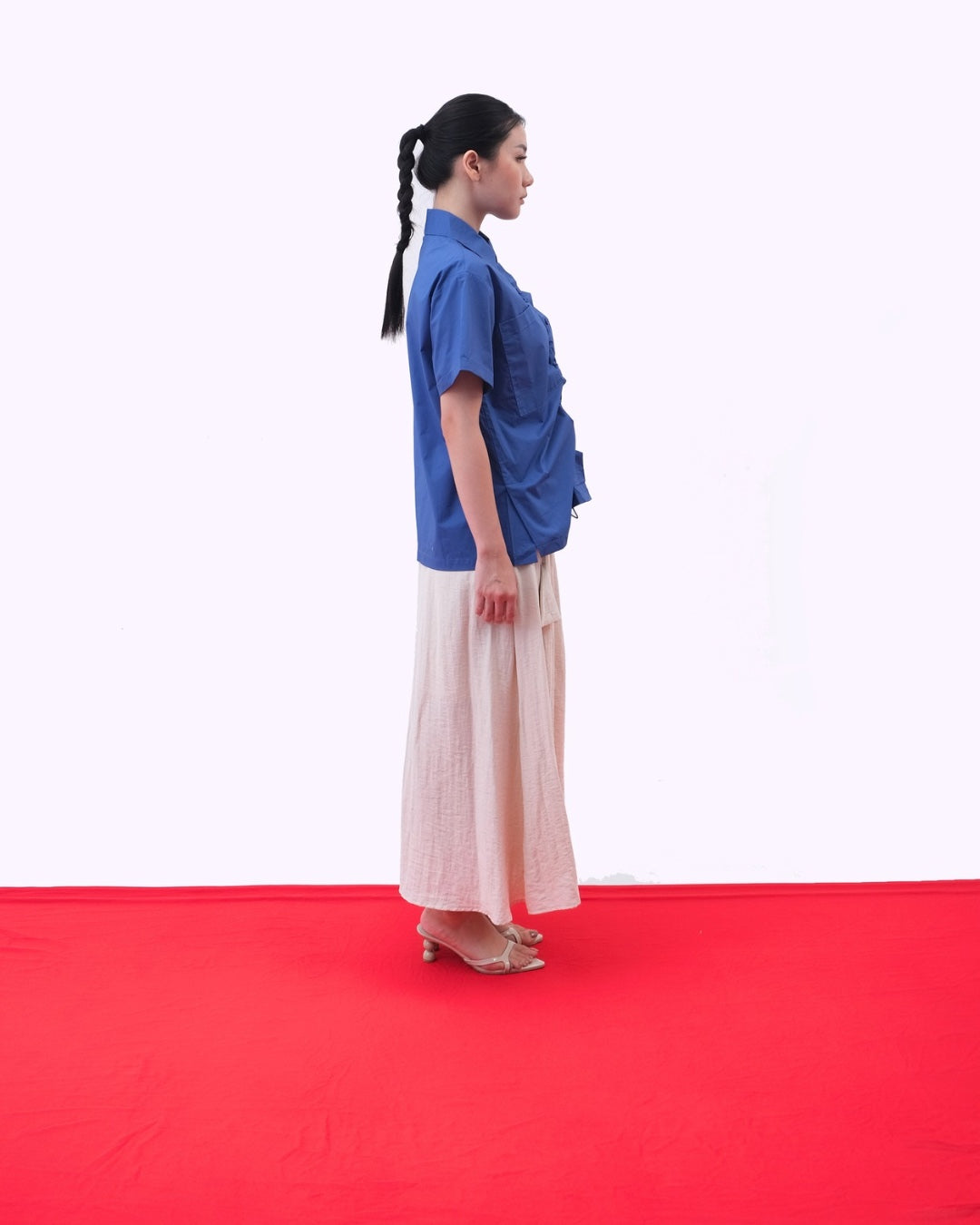 CARLA - ANIKA BLOUSE / KEMEJA TANGAN PENDEK