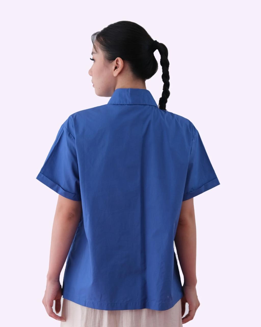 CARLA - ANIKA BLOUSE / KEMEJA TANGAN PENDEK