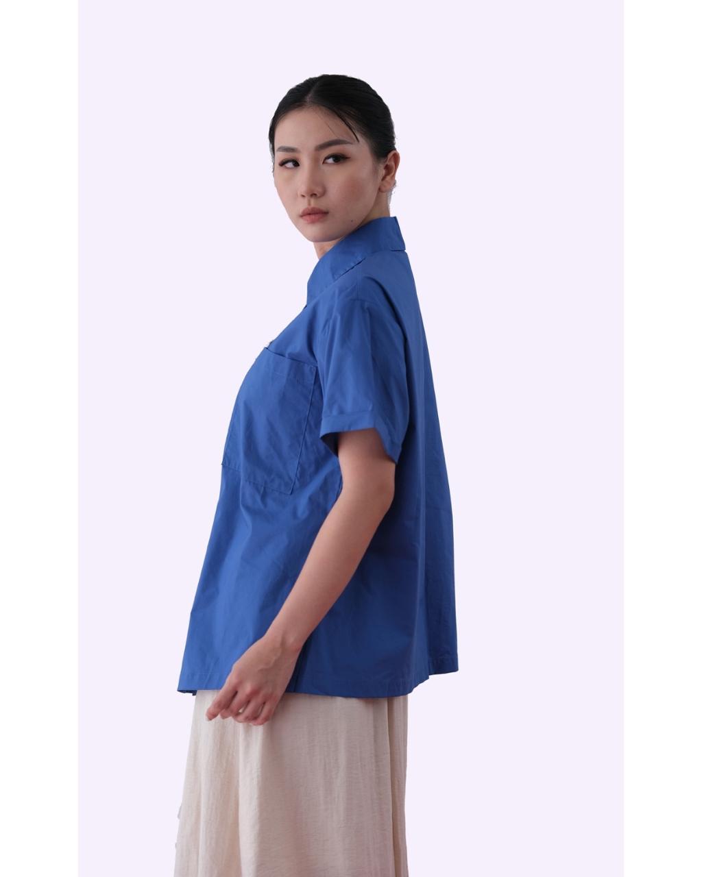 CARLA - ANIKA BLOUSE / KEMEJA TANGAN PENDEK