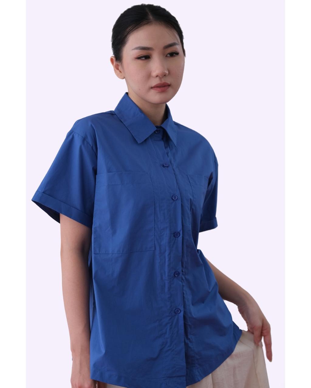 CARLA - ANIKA BLOUSE / KEMEJA TANGAN PENDEK