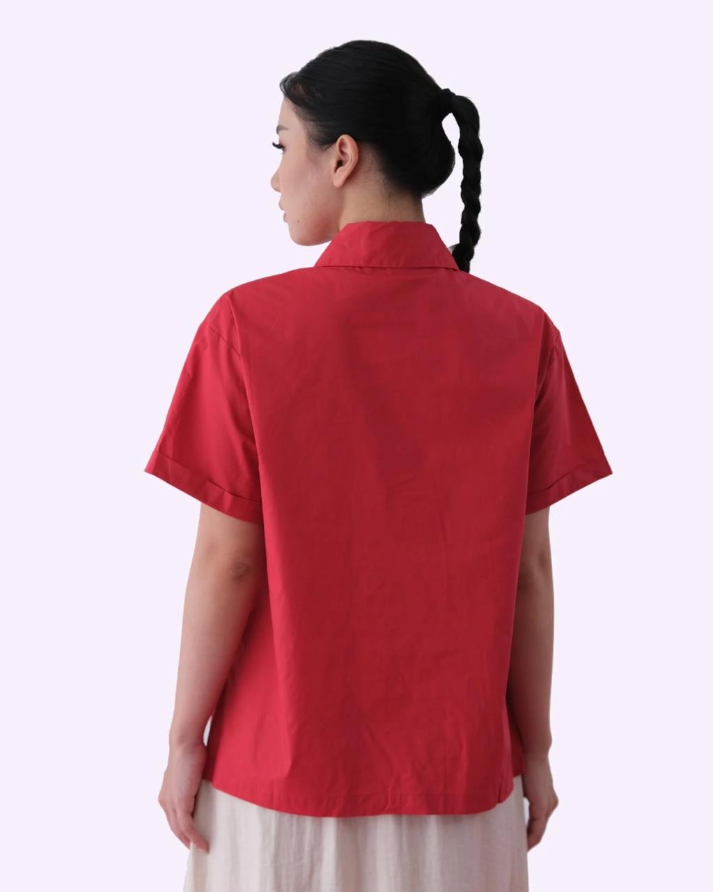 CARLA - ANIKA BLOUSE / KEMEJA TANGAN PENDEK