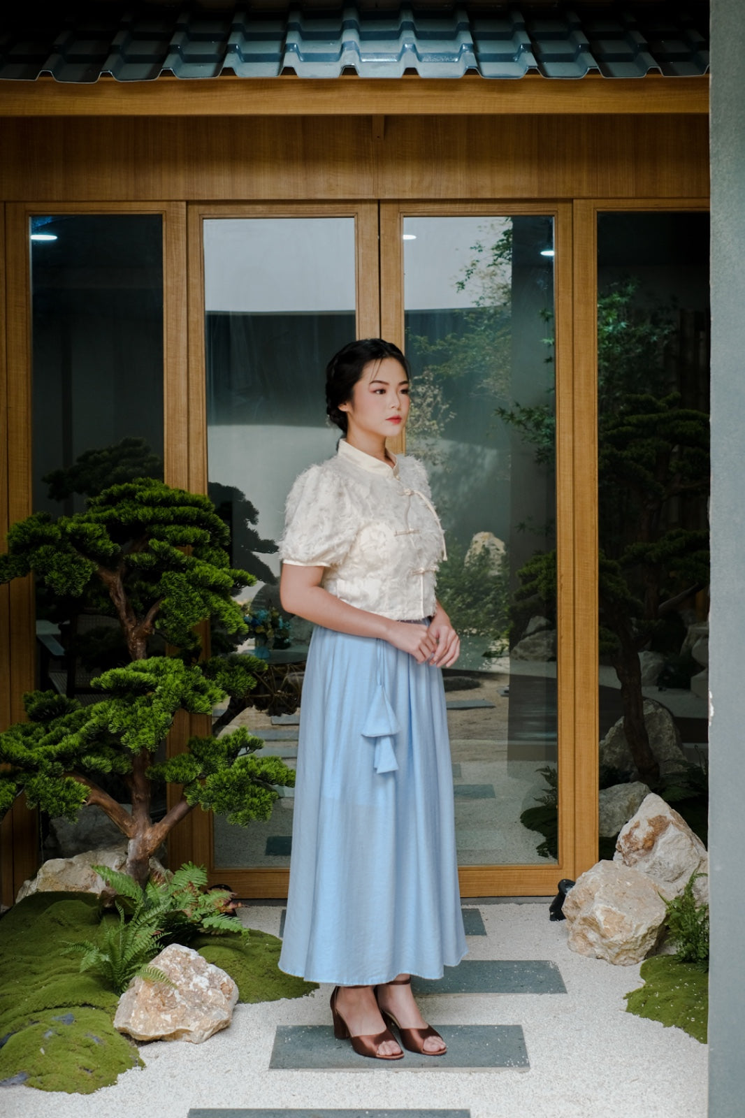 CARLA - ALICE SKIRT / ROK FLARE + TALI PINGGANG