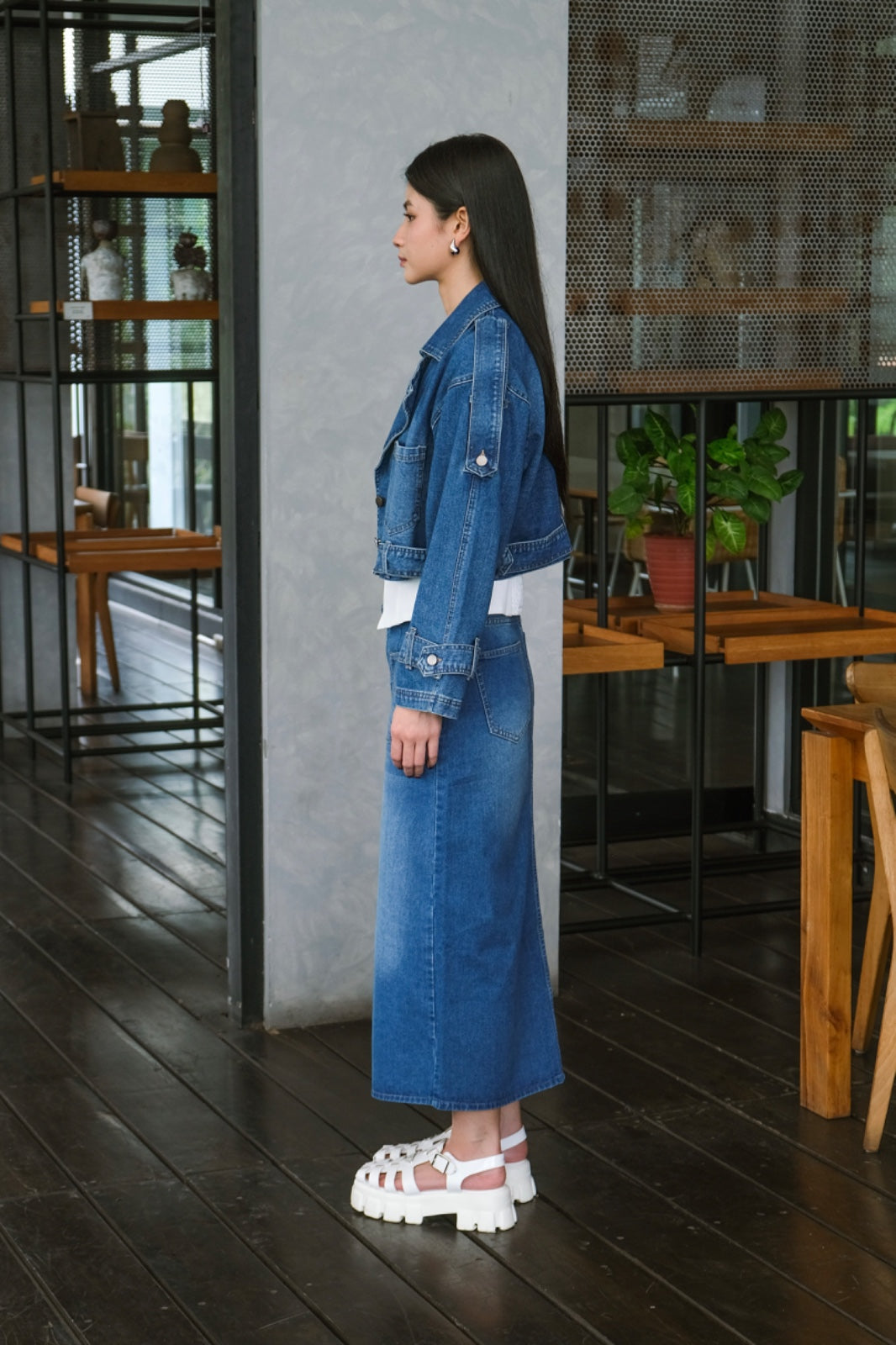 CARLA - BERYL DENIM SKIRT
