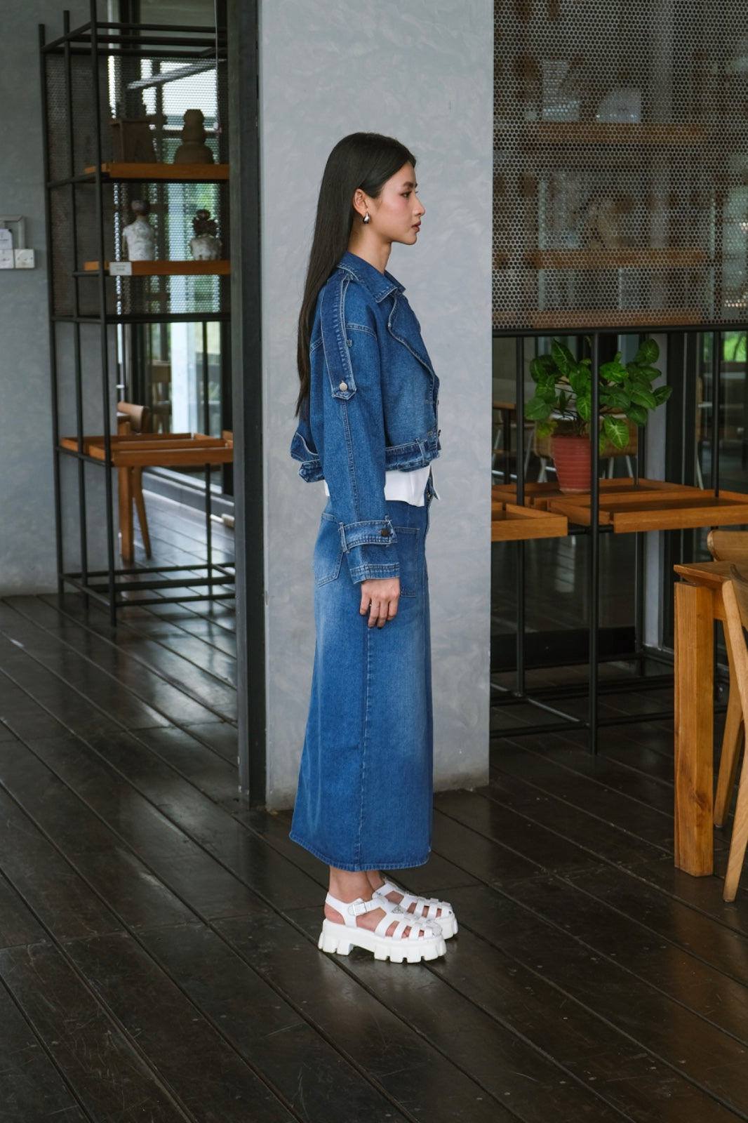 CARLA - BERYL DENIM SKIRT