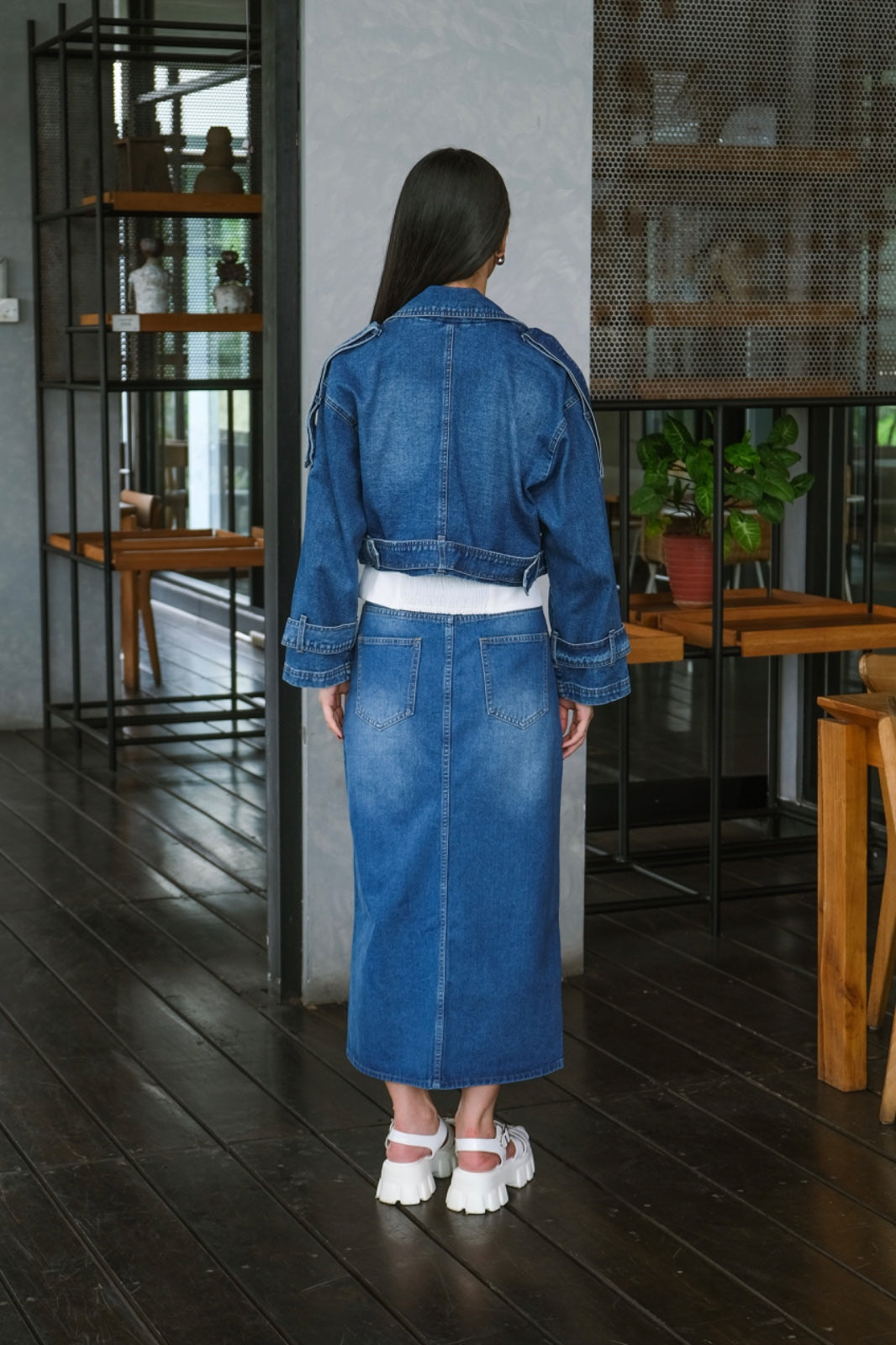 CARLA - BERYL DENIM SKIRT