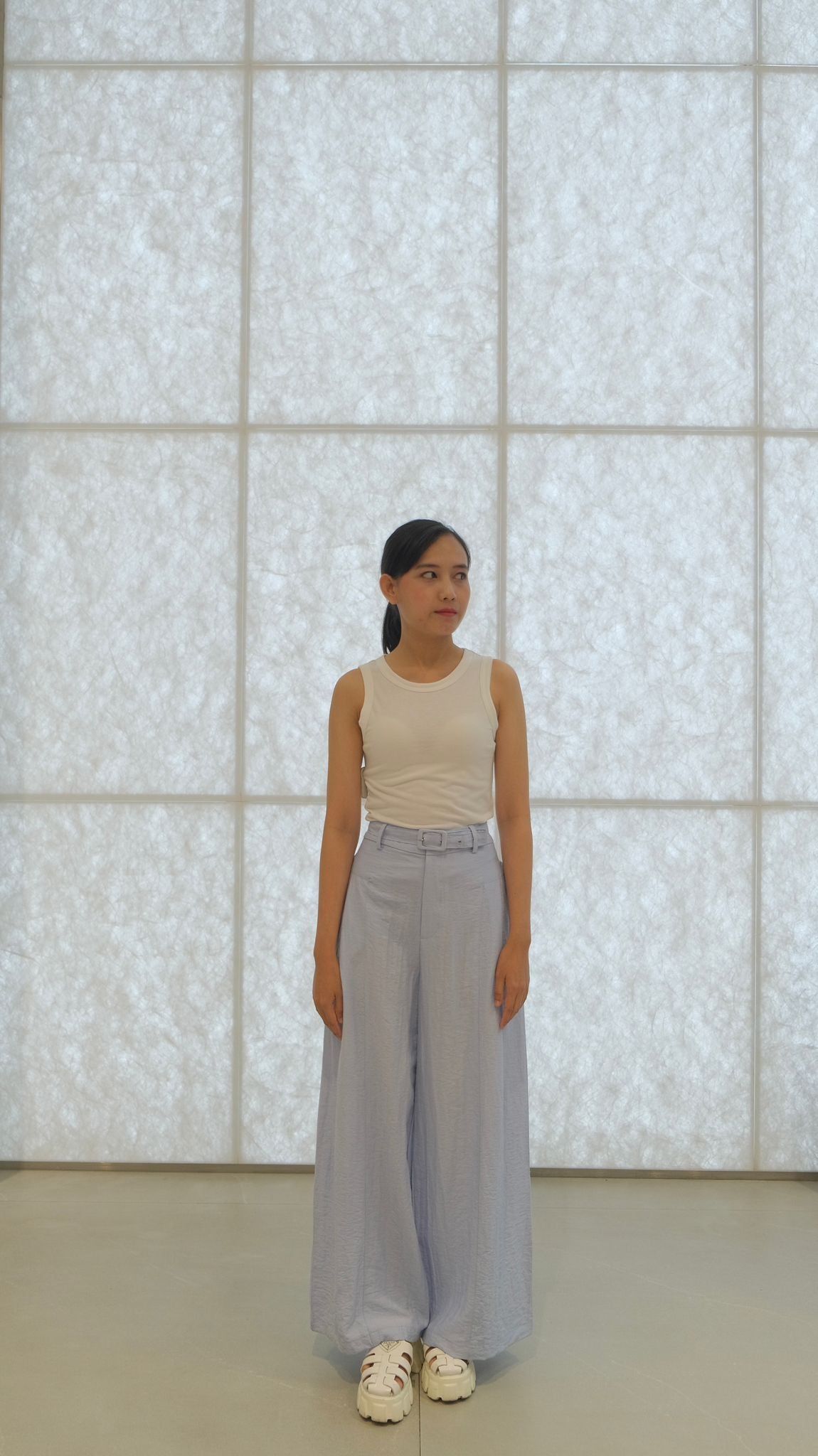 CARLA - 317445 JACINTA FLARE PANT WITH BELT