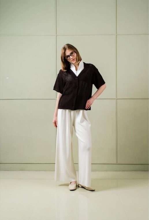 CARLA - 28004 FANY OVERSIZE KNIT BLAZER