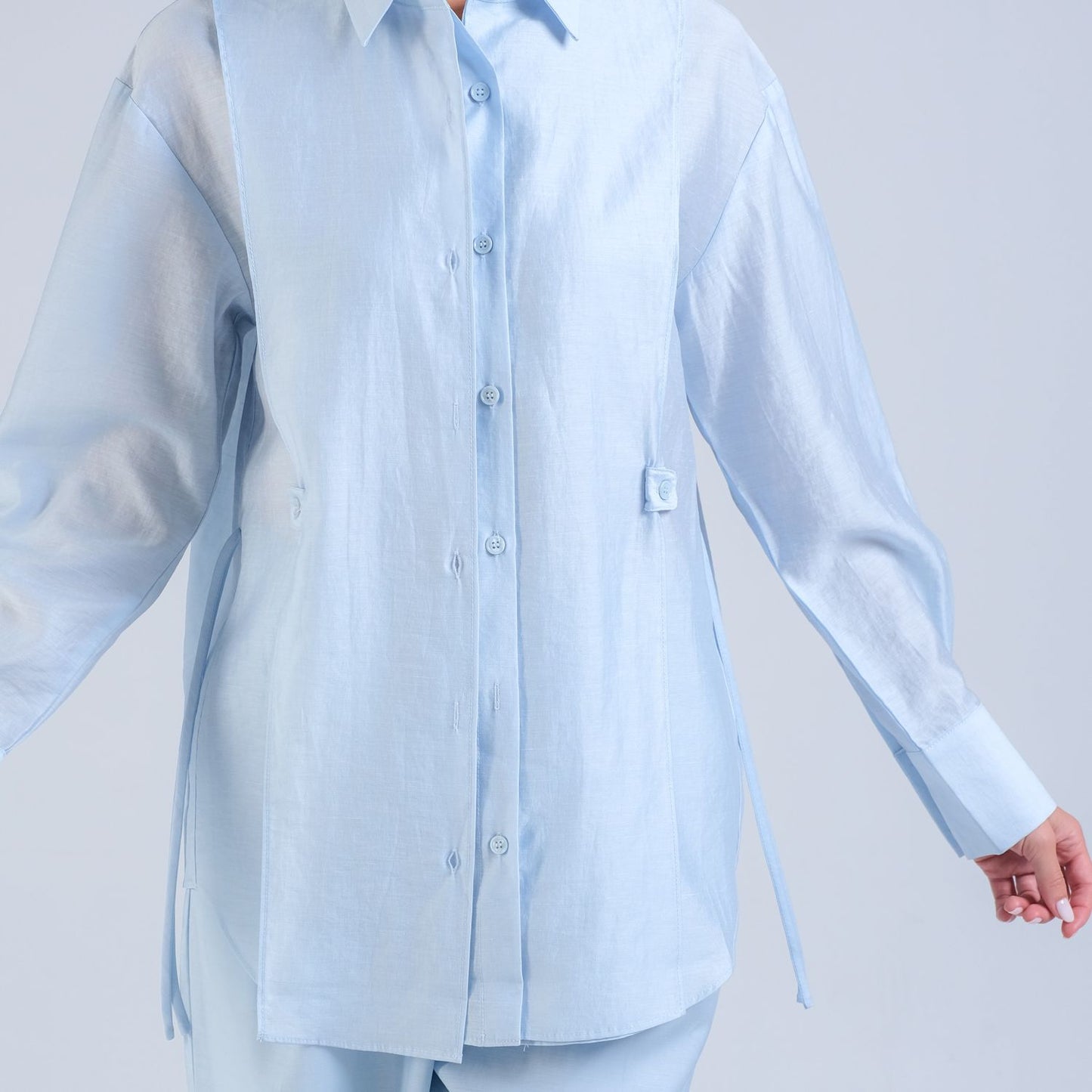 CARLA - CARLA COTTON SILK BLOUSE
