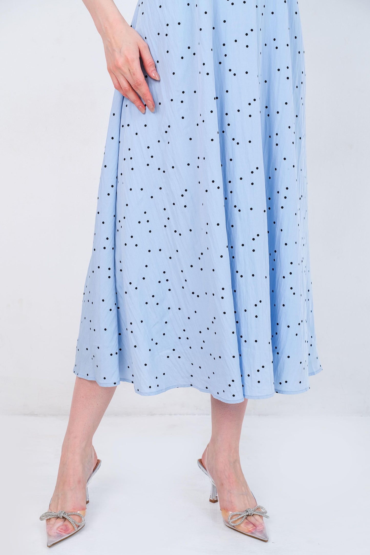CARLA - 18120 CARRY POLKADOT DRESS
