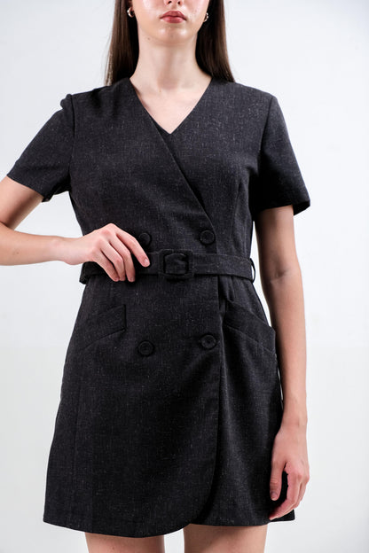 CARLA - 9008 KRISTIN LINEN JUMPSUIT WITH BELT