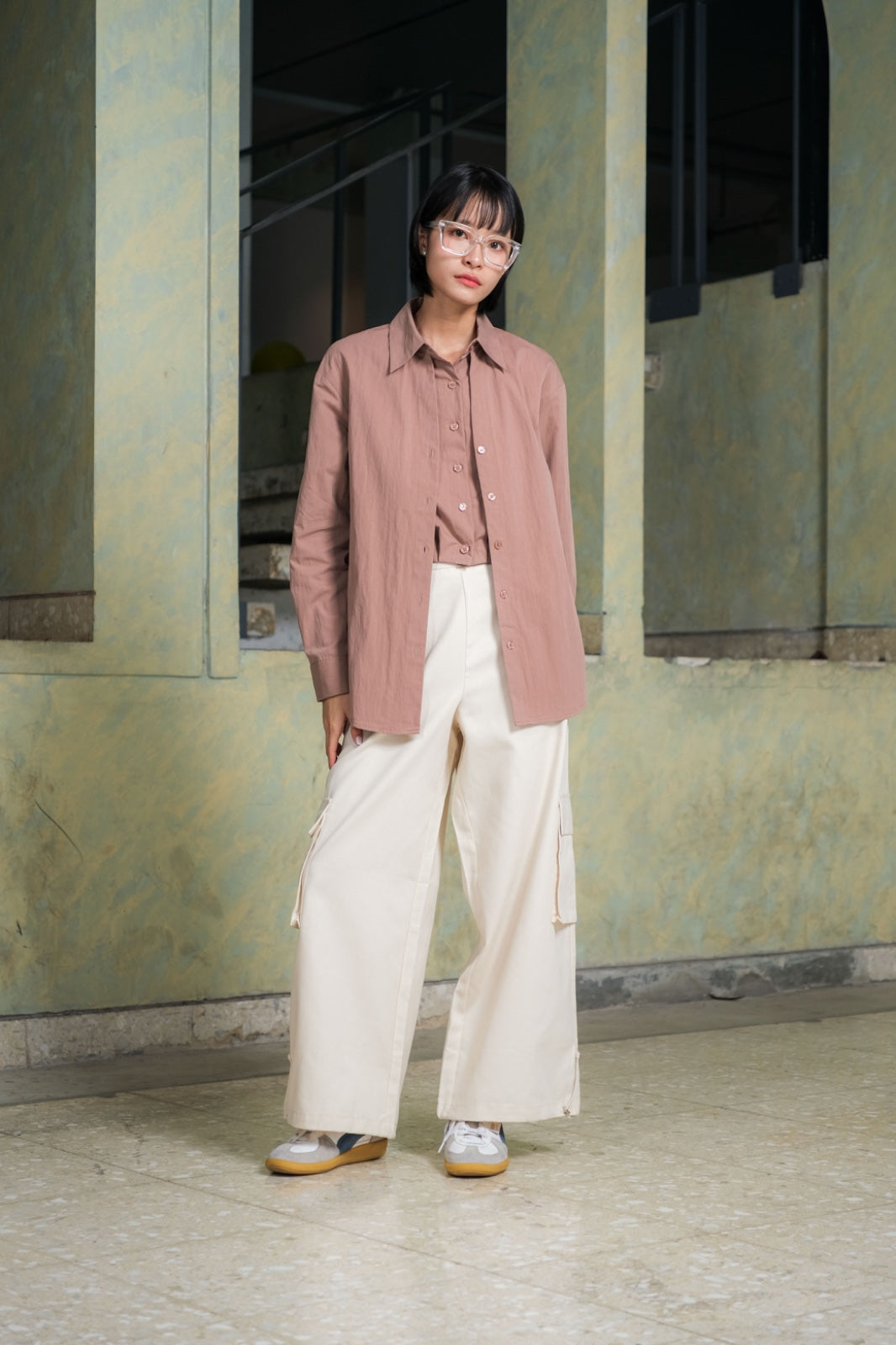 CARLA - 18045 IVA OVERSIZE BLOUSE WITH INNER