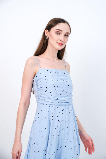 CARLA - 18120 CARRY POLKADOT DRESS