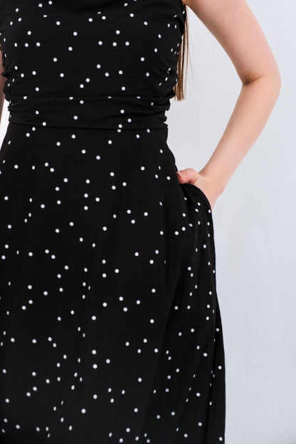 CARLA - 18120 CARRY POLKADOT DRESS