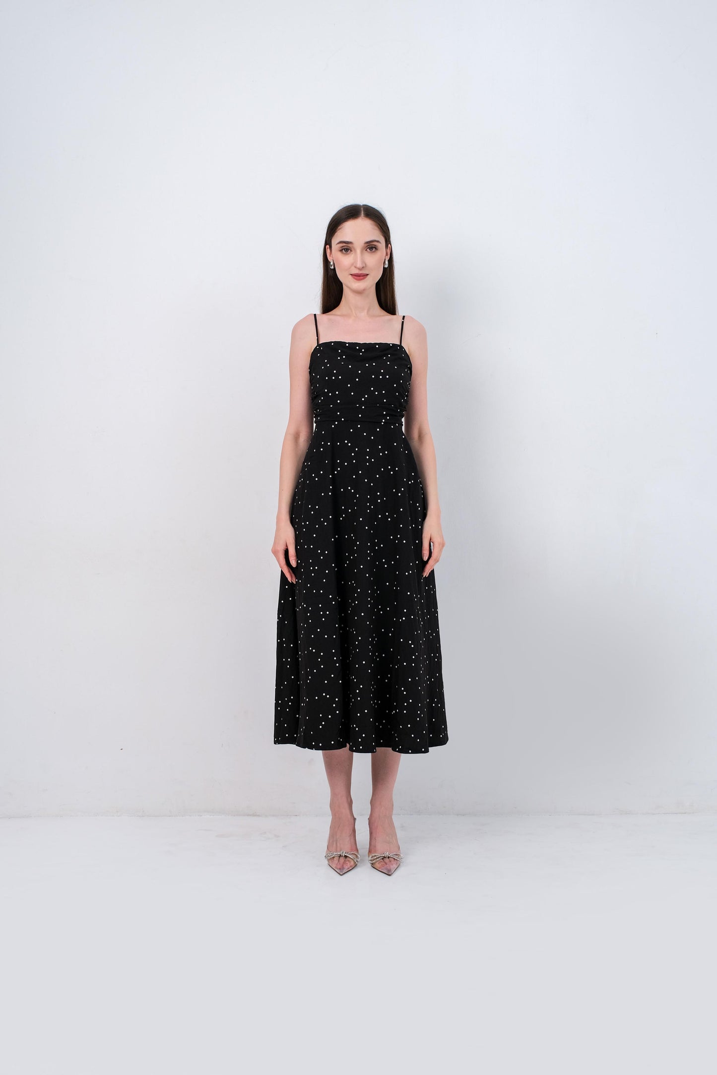 CARLA - 18120 CARRY POLKADOT DRESS