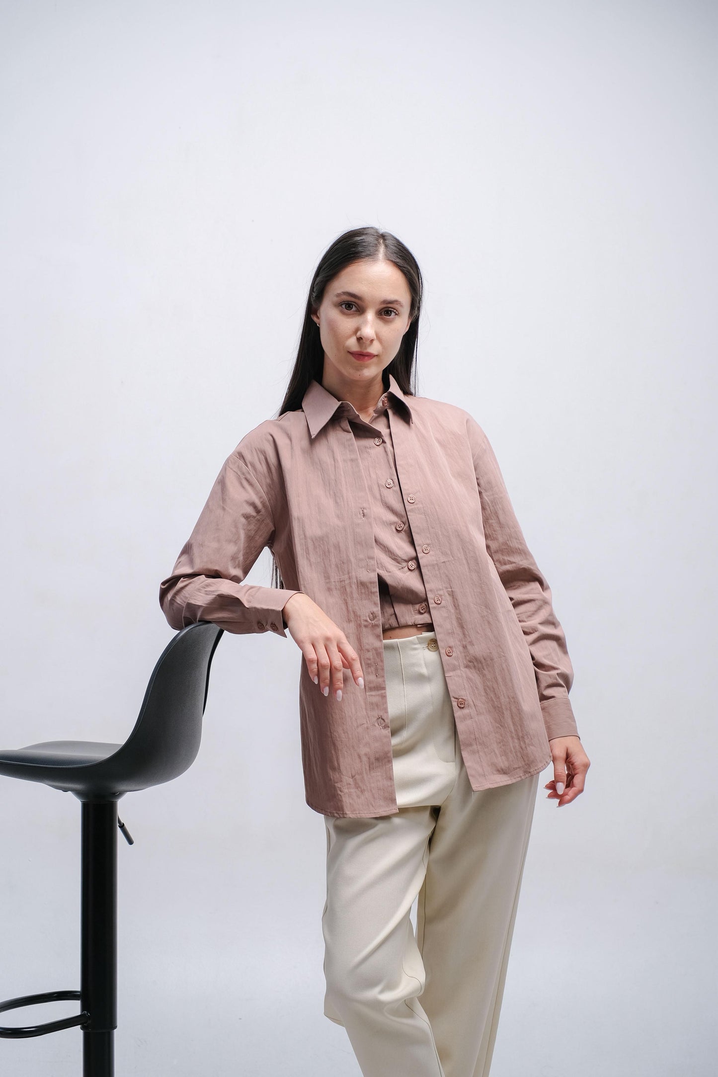 CARLA - 18045 IVA OVERSIZE BLOUSE WITH INNER