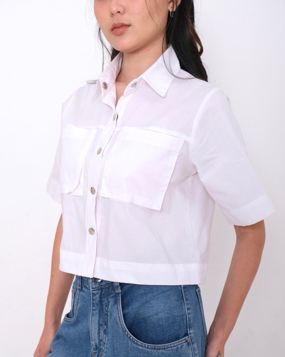 CARLA -  GLADYS BLOUSE/ KEMEJA CASUAL LENGAN PENDEK