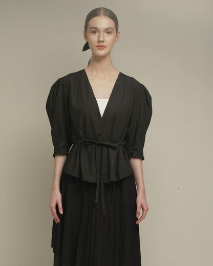 CARLA X VERONIKA - JALAYA BLOUSE OR OUTER/ ATASAN OUTER WITH BELT LENGAN 7/8