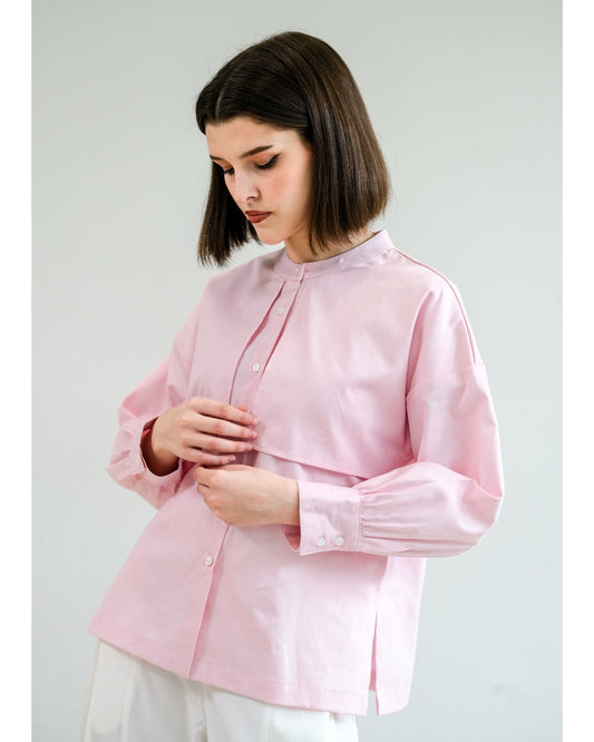 CARLA - JOYCE BLOUSE/ ATASAN LENGAN PANJANG LAYER DEPAN BAHAN TWIIL