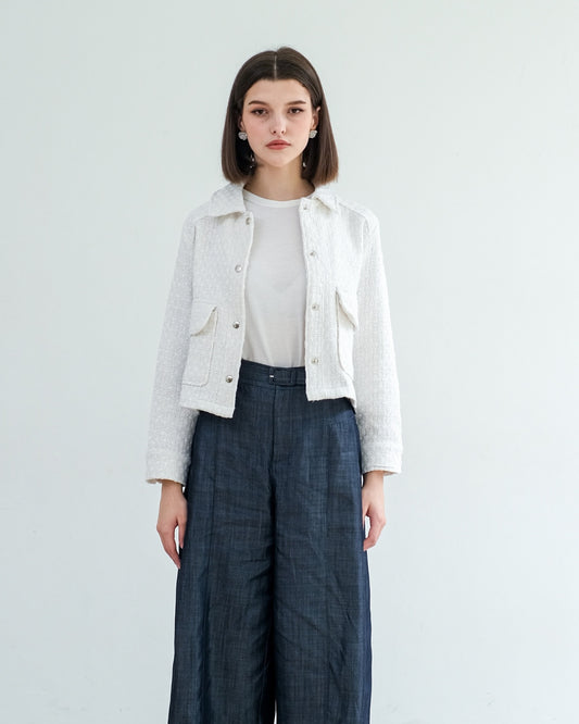 CARLA - JUDY TWEED JACKET/ JAKET WITH POCKET TWEED LENGAN PANJANG