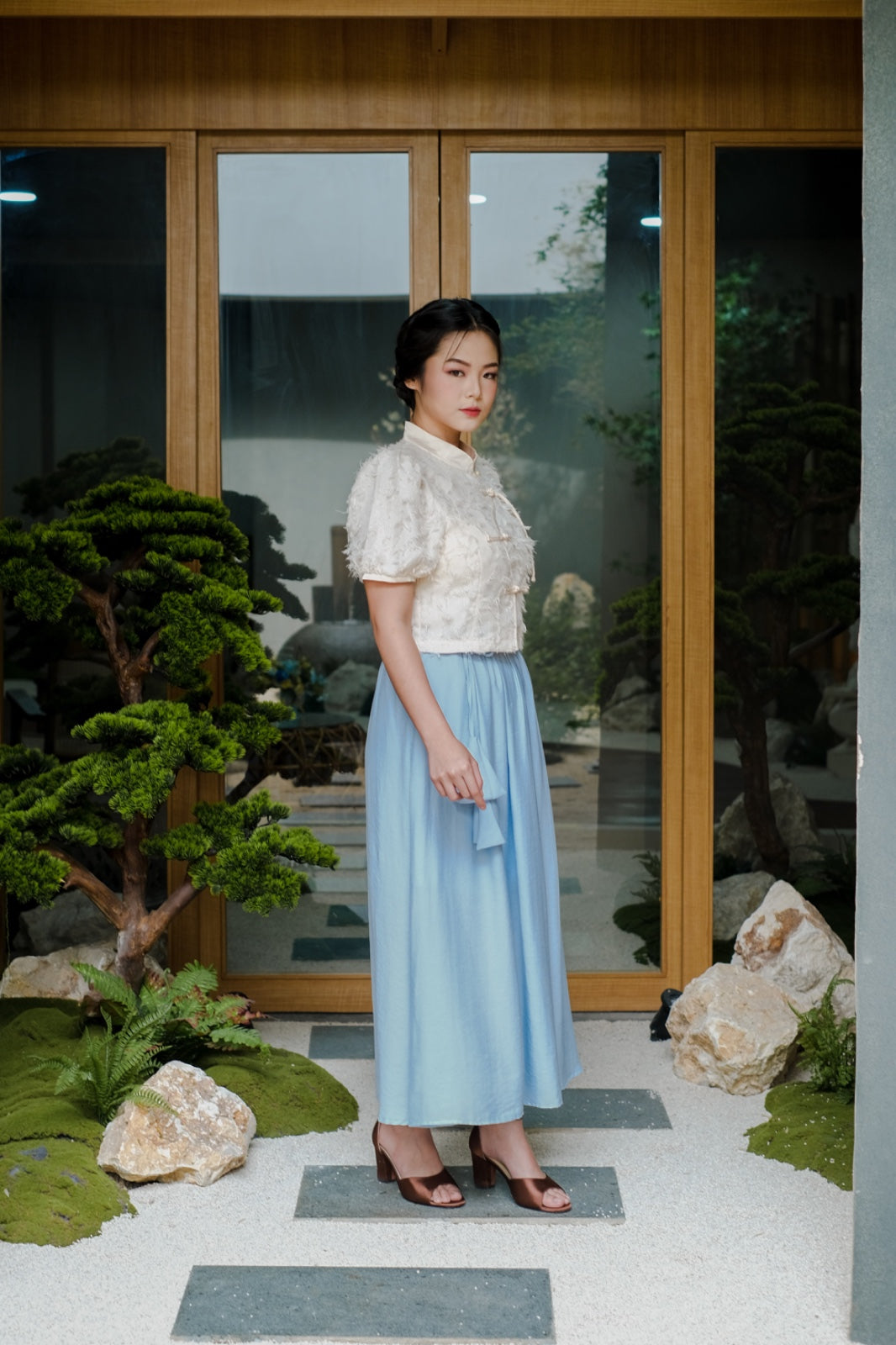 CARLA - ALICE SKIRT / ROK FLARE + TALI PINGGANG
