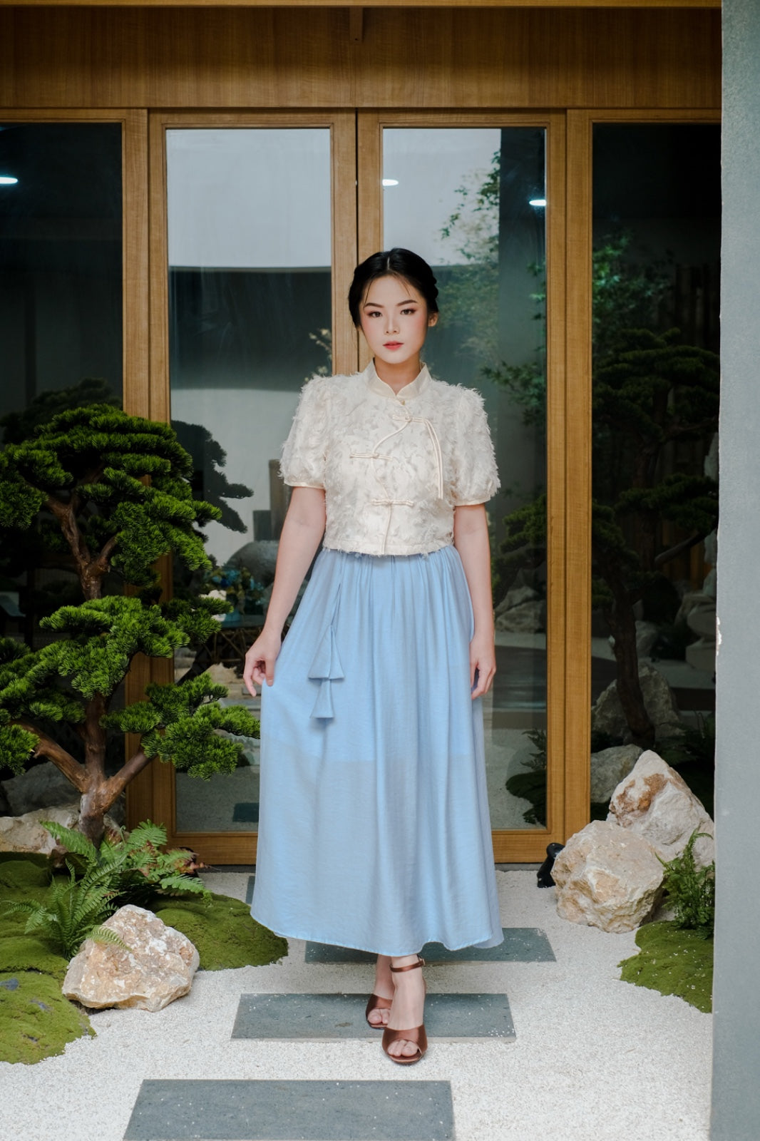 CARLA - ALICE SKIRT / ROK FLARE + TALI PINGGANG