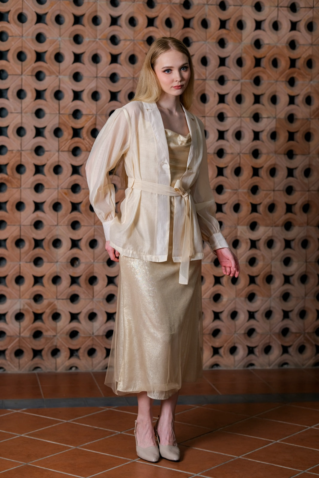 CARLA - BIRDY ORGANZA BLAZER ORGANZA