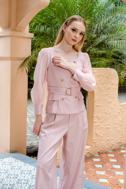 CARLA - CAMILA BLOUSE WITH BELT