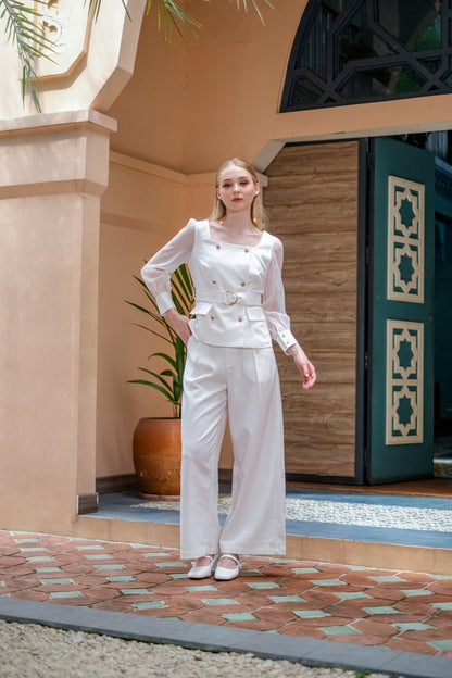 CARLA - CAMILA BLOUSE WITH BELT