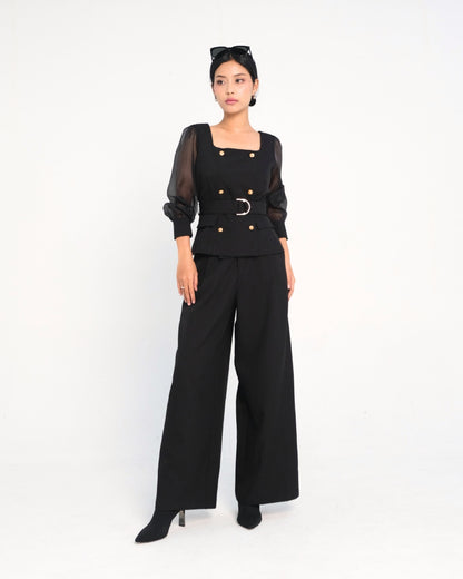 CARLA - CAMILA BLOUSE WITH BELT