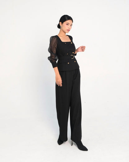 CARLA - CAMILA BLOUSE WITH BELT