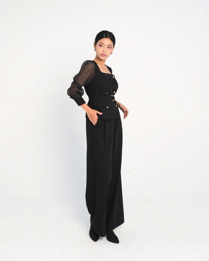 CARLA - CAMILA BLOUSE WITH BELT