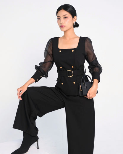 CARLA - CAMILA BLOUSE WITH BELT