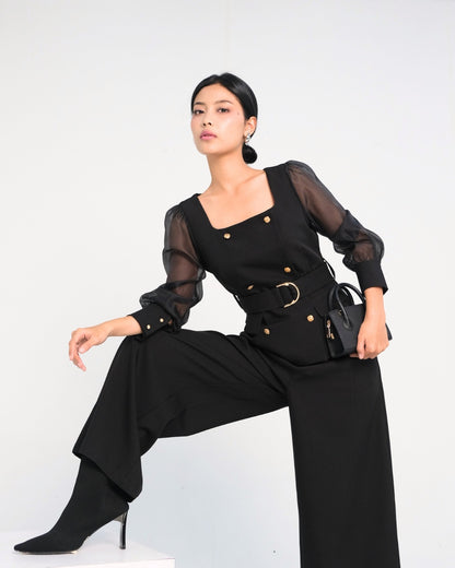 CARLA - CAMILA BLOUSE WITH BELT