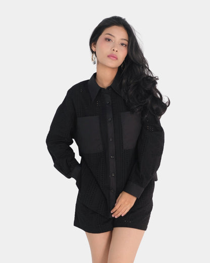 CARLA - BRENDA COTTON EMBROIDERY BLOUSE KATUN EMBROIDERY 