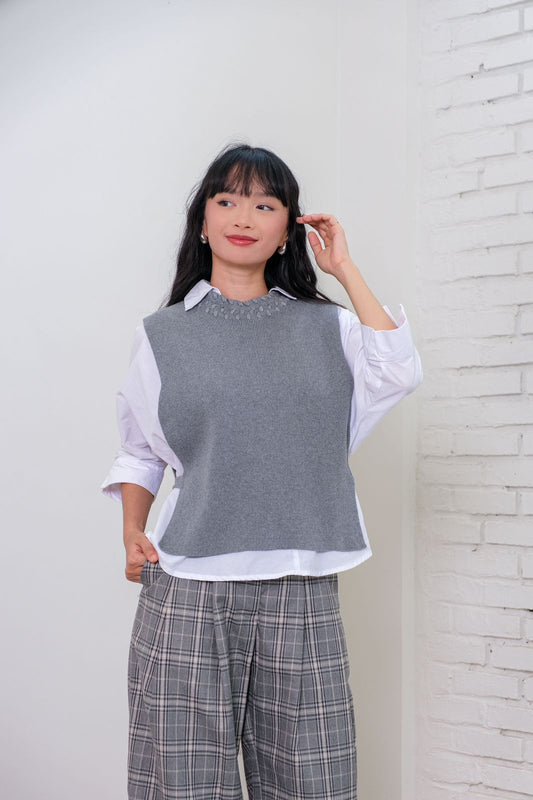 CARLA - 32601 EILIN KNIT VEST