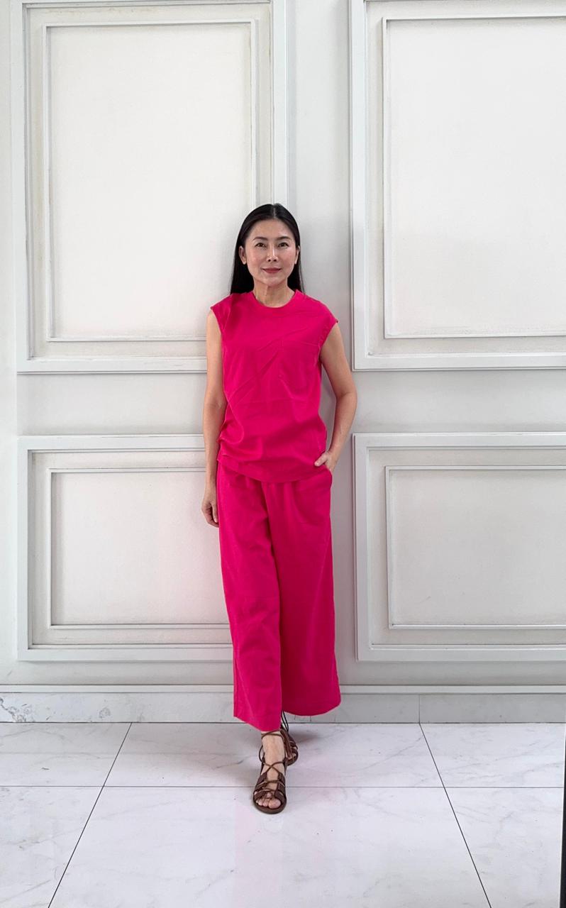 CARLA - 18002 FERA LINEN CULLOTE PANTS